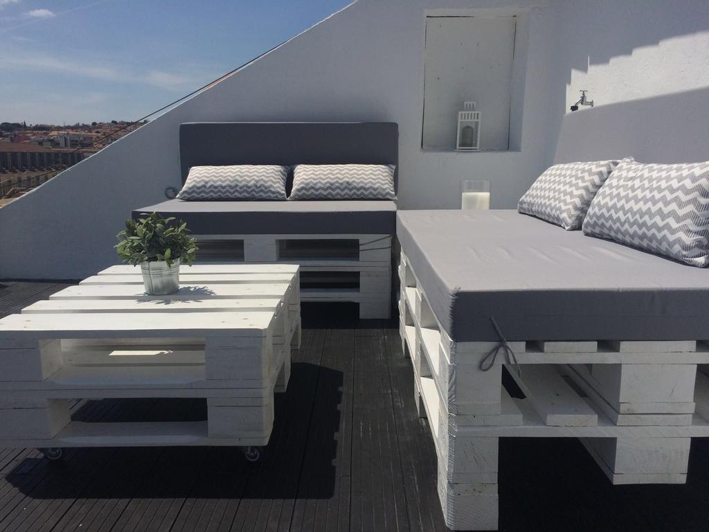 A Terrace On A Topfloor With A View Лиссабон Экстерьер фото